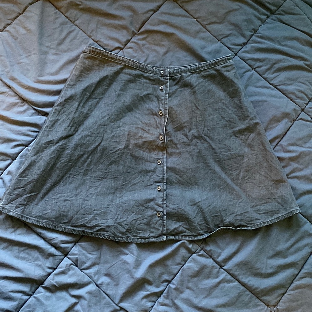 Black a-line skirt